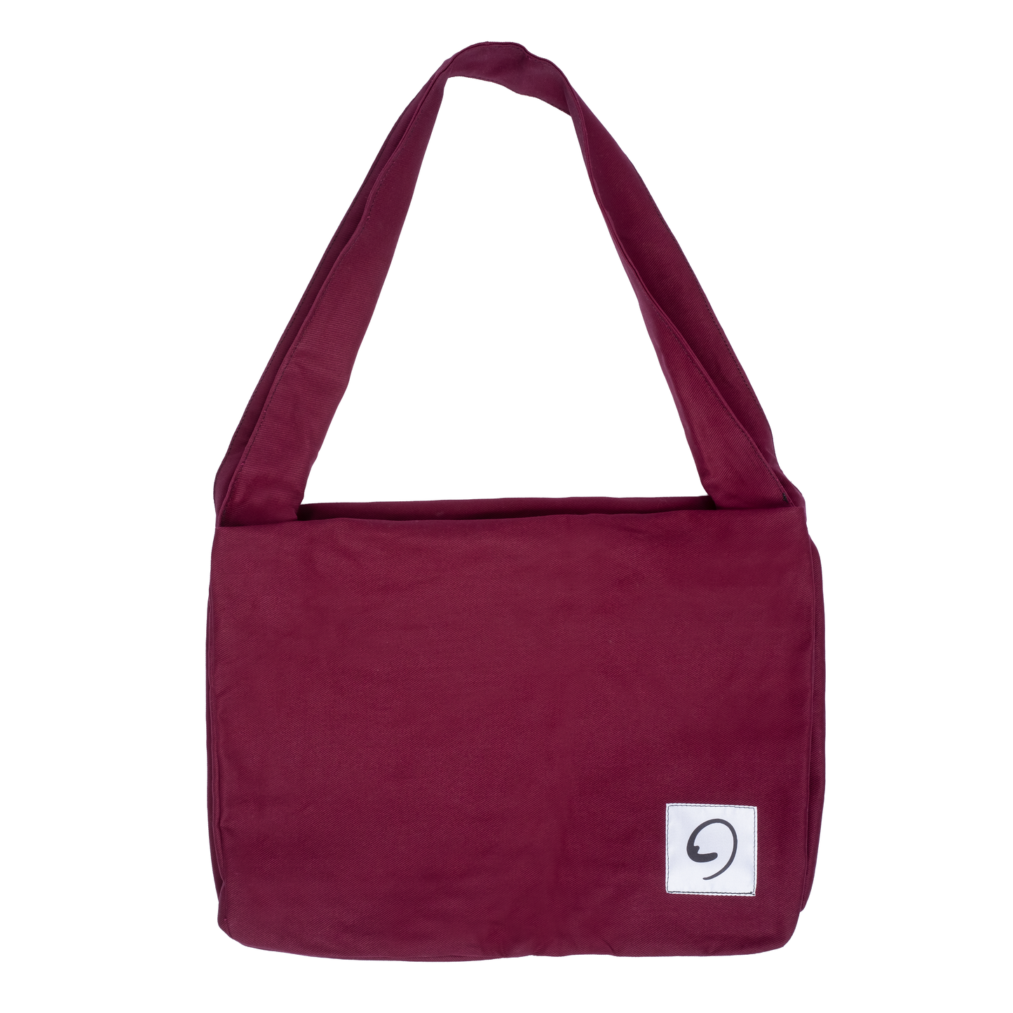 BURGUNDY HOBO BAG - Shoulder Bag with Compartments and Pockets