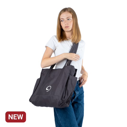 GRAPHITE UNI BAG MAX - Shoulder Bag with Compartments and Pockets