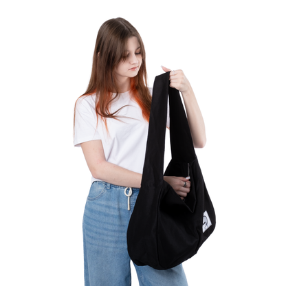 HOBO BAG - Shoulder Bag with Compartments and Pockets