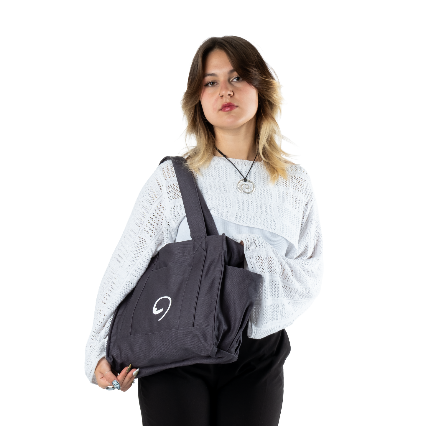 GRAPHITE UNI BAG - Torba na Ramię z Przegródkami i Kieszeniami