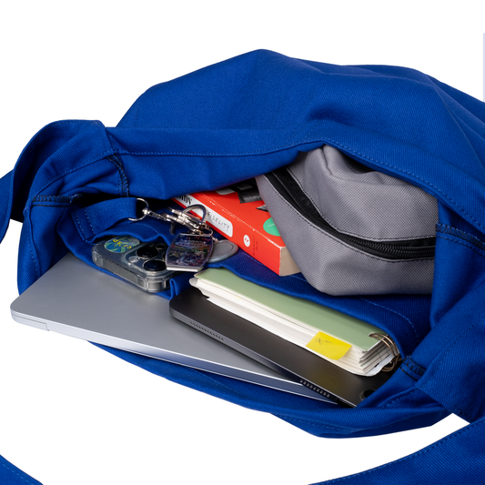 SAPPHIRE LIGHTS BAG - Torba na Ramię z Przegródkami i Kieszeniami