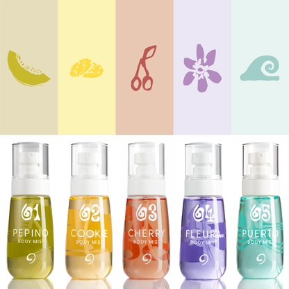 Body Mist Discovery Set - Zestaw 5 Trwałych Mgiełek do Ciała