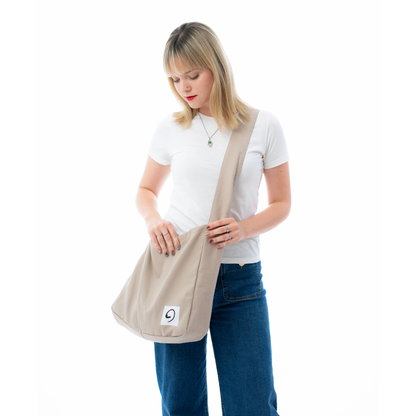 LATTE LIGHTS BAG - Crossbody Tote with Compartments and Pockets