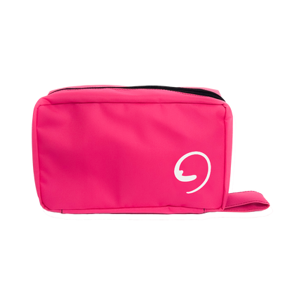 PINK COSMETIC BAG - Toiletry Bag with Pockets