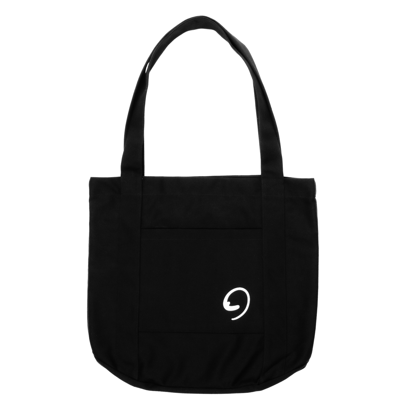 BLACK MEDITERRANEAN BAG - M-Bag Tote with Compartments and Pockets